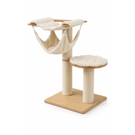 Krabpaal Liesse 105 cm | Design met hangmat | Katzen-Deko