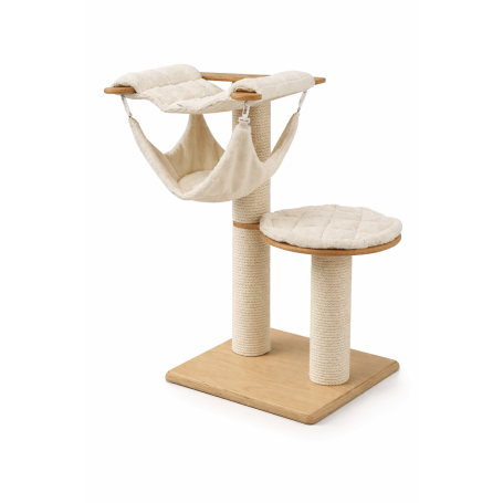 Arbre à chat Liesse 105 cm | Design avec hamac | Katzen-Deko