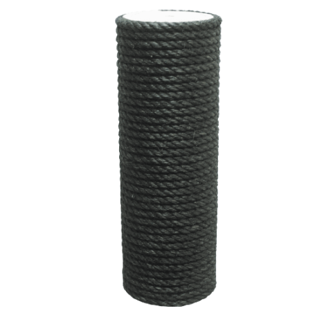 Colonne en sisal Ø 14 cm NOIR